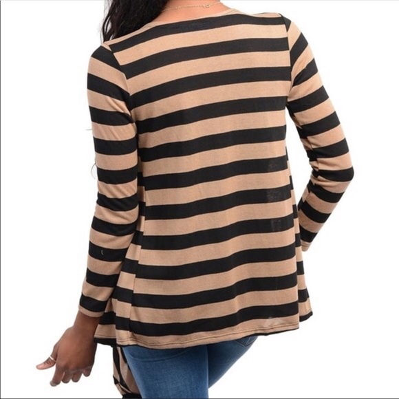 ‼️Last one‼️ Tan and Black Cardigan - Picture 2 of 2